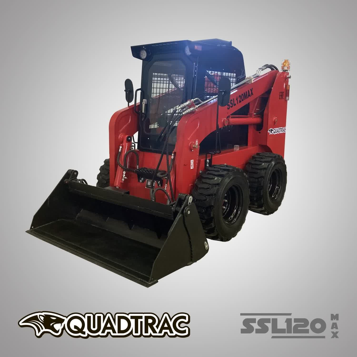 Погрузчик с бортовым поворотом QUADTRAC SSL120 MAX